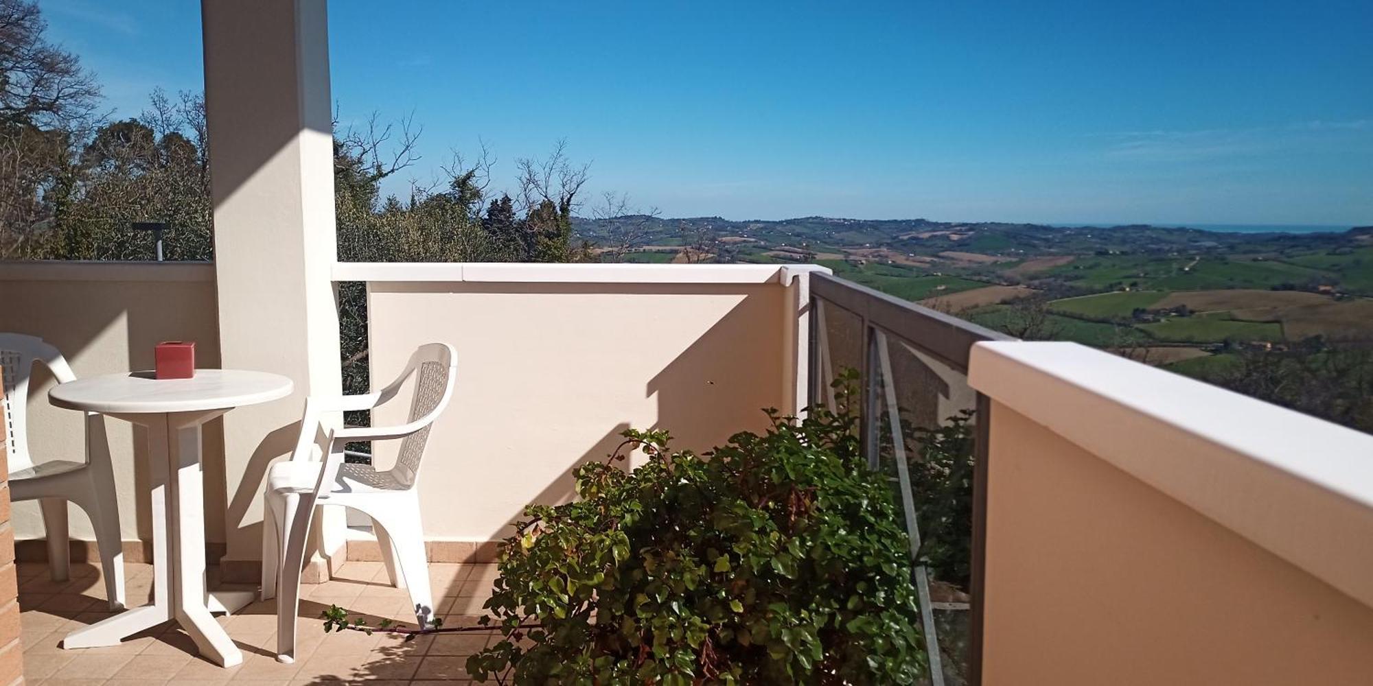 Appartamento Che Vista! Affittacamere Mombaroccio Dış mekan fotoğraf